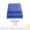 thumbnail image 4 of Juego de sábanas Sweet Home Collection 1800 Supreme Twin Blue, 4 of 6