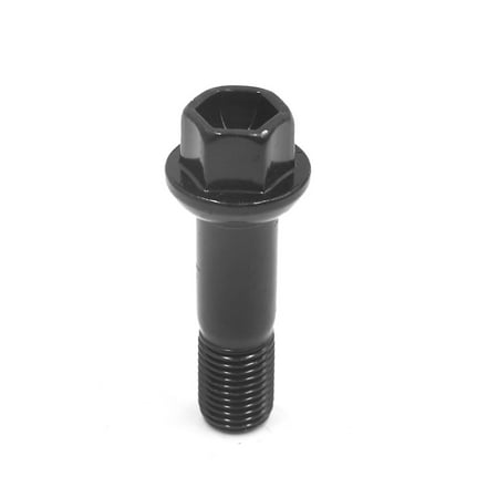 - 14mm Thread Dia Black Metal Car Wheel Lug Bolt Stud Screw Fastener for Benz