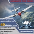 thumbnail image 4 of Plano RC ANBURI P51 para principiantes de 3 canales con giroscopio de 6 ejes, 4 of 7