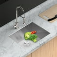 thumbnail image 3 of Laundry Sink 23 Inch - 23x18x12 Inch Undermount Laundry Utility Sink Deep Single Bowl 16 Gauge Stainless Steel Laundry Tub Sinks, 3 of 6
