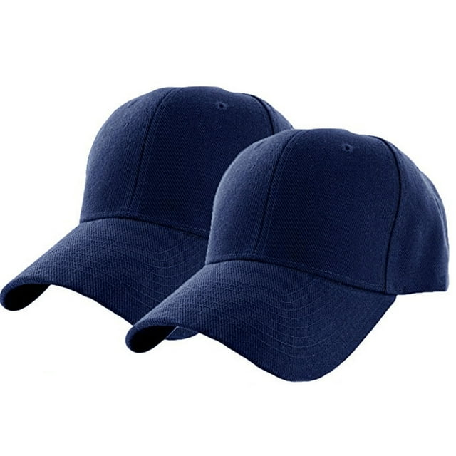 GDREDA Womens Sun Hat Hat Summer Mens Baseball Solid Sports Casual Color Outdoors Cap 2PC Summer Baseball Caps,Navy