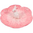 thumbnail image 2 of Kids Ceramic Dish Chinese Cabbage Design Dinner Plate Food Platter with Rabbit for Dessert Fruit Salad (Pink), 2 of 6