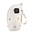 thumbnail image 1 of Shisuyan Bottle Thermal Bag Beige 1Set 8.3x3.5in, 1 of 8