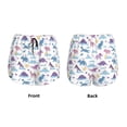 thumbnail image 6 of Goofa Dinosaur Printed Women 2 in 1 Running Shorts,Quick Dry Athletic Workout Shorts,High Waisted Athletic Shorts with Liner Pockets-Small, 6 of 9