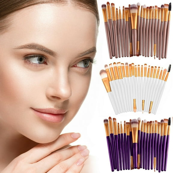 Professional Cosmetic Brush Set 20-Piece