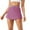 Hot Pink, variant on Bovxnpu Plus Size Skirts For Women, Women's Tennis Skirts Casual Mini Skirt, Solid Color Sports Skirt Fake Two-piece Drying Breathable Running Pocket Yoga Skirt M