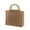 32x10x32cm, variant on Portable Burlap Jute Shopping Bag Handbag Bamboo Loop Handles Reusable Tote