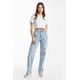 thumbnail image 1 of Jeans Wide Leg mariposas /Juvenil, 6542, (Mezclill claro) azul 3, 1 of 3