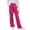 19# Hot Pink, variant on Girls Flare Leggings with Side Pockets and Elastic Waistband – Bell Bottom Athletic Pants for Active Kids,Black 5-6 Years