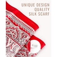 thumbnail image 4 of Lexvss 100% Pure Mulberry Silk Square Scarf 21" x 21" Women Headscarve Neckerchief Headwrap Hair Bandanas Scarf for Sleeping, 4 of 11