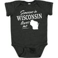 thumbnail image 3 of Inktastic Someone in Wisconsin Loves Me Boys or Girls Baby Bodysuit, 3 of 5