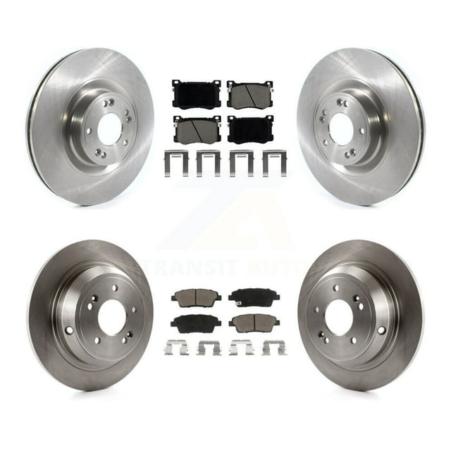 CMX Front Rear Disc Brake Rotors and Ceramic Pads Kit for Car Hyundai Genesis G80 Kia K900 3.8L K8C-101391