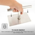thumbnail image 4 of KAKOWELY 1Pc Kitchen Gadget Stainless Steel Meat Press for Home Use Baking, 4 of 8