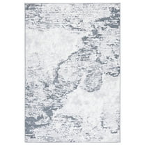 SAFAVIEH Toscana Emmett Abstract Polyester Area Rug, Grey/Ivory, 9' x 12'
