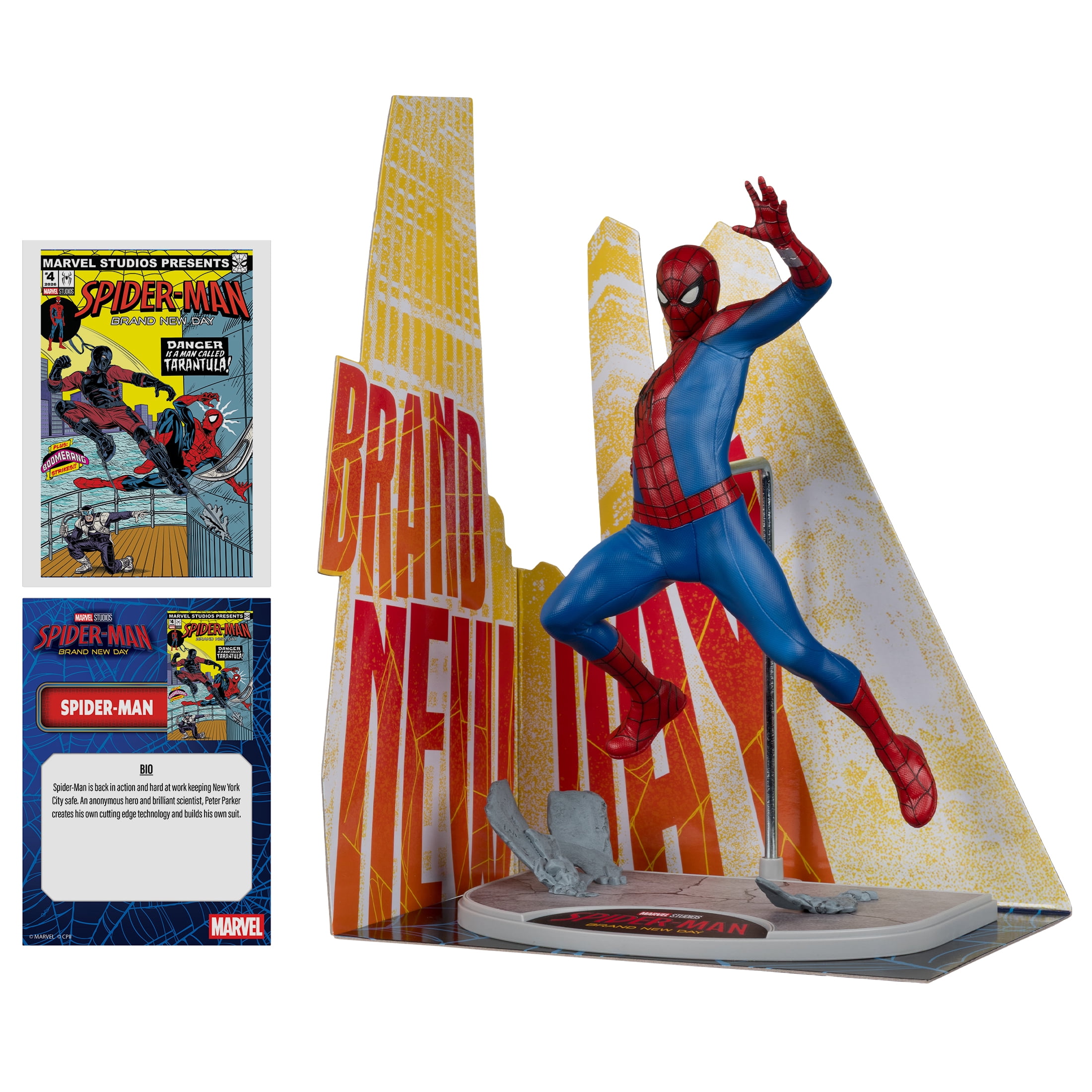 Marvel 12In (1:6 Scale) Action Figure - Spiderman Brand New Day - McFarlane Toys