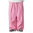 thumbnail image 1 of Men's Casual Summer Cargo Pants Wide Leg Pants, 1 of 6