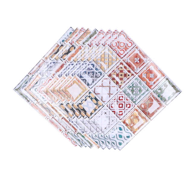 Wall Stickers, Self Adhesive Wall Decal 10Pcs Waterproof For Table For Home For Floor For Stair For Bathroom