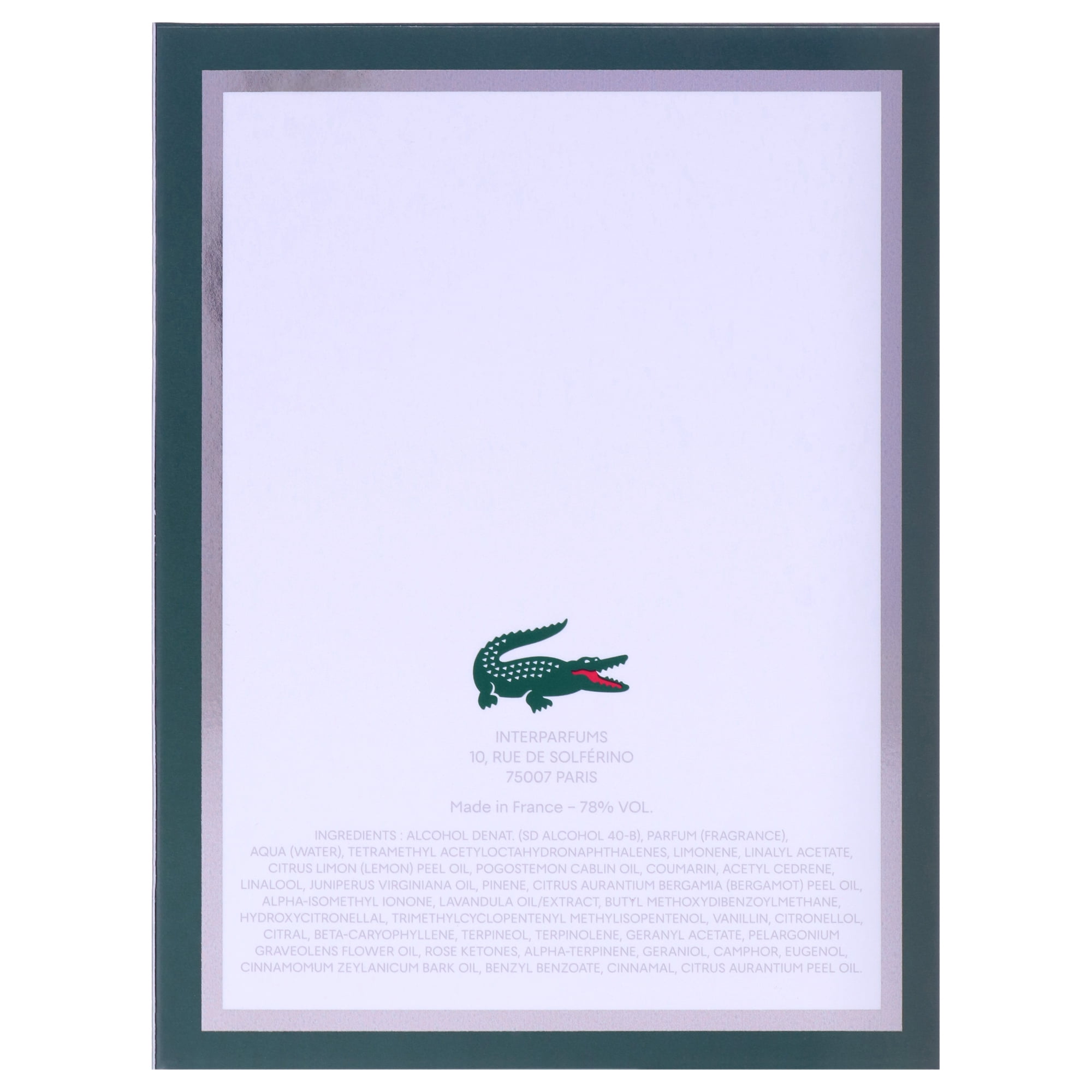 Lacoste, Men's Fragrance, Original EDP Spray 3.4 oz, Aromatic