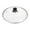 Clearance Sale White, variant on YaoZQ Universal Glass Pot Lid, Heat Resistant Pan Cover with Steam Vent, Stainless Steel Rim Replacement, White Knob, 8.3 inch