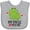 AC-Heather Grey, variant on Inktastic My Uncle Loves Me Frog Boys or Girls Baby Bib
