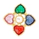 thumbnail image 4 of Broches en forma de corazón Broche de ramillete Traje Ropa Pin de solapa Mujeres Broche Prendedores para vestido, Aniversario, Artesanía de jinwen Broches de diamantes de imitación, 4 of 8