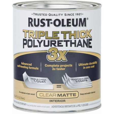 polyurethane thick triple rust oleum matte quart satin clear minwax paint finish rustoleum semi wood walmart enlarge