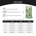 thumbnail image 5 of Bixox Women's Green Avocado (2) Printed Sleeveless Fitness Workout Running Quick-Dry Tank Top, 5 of 7