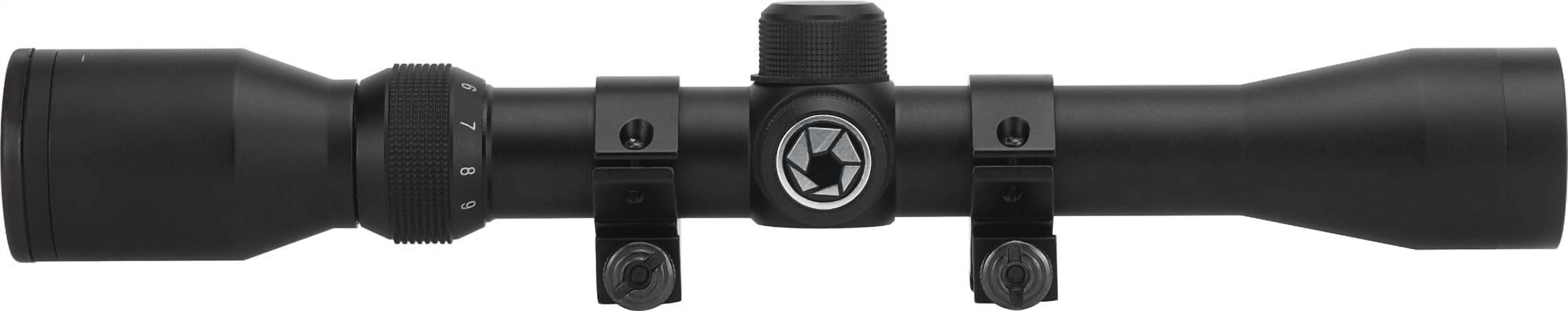 (2 pack) Barska AC13087 Plinker-22 Riflescope 3-9x32 30/30 Reticle with Rings, Black