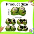 thumbnail image 3 of 3D Frog Sleep Mask, Sleep Eye Mask, Funny Sleep Mask, Cute Sleep Mask, Funny Eye Mask, Cute Eye Cover, Soft Comfortable Blindfold for Travel, Nap & Night 1Pcs (Green Frog), 3 of 7
