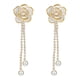 thumbnail image 3 of Pendientes de Borlas Brillantes onlyliua Colgante de Perla y Circonita Cúbica brillante, 3 of 3