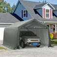 thumbnail image 2 of Homiyad 12x20 Carport Canopy, Heavy-Duty Waterproof Shelter, Reliable Protection for Vehicles, 2 of 8