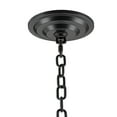 thumbnail image 2 of Aspen Creative 21520-11 Transitional Fixture Canopy Kit, 5-1/4" Diameter with Collar Loop, 1" Center Hole, Matte Black, 6Ft Heavy Chain, 1 Sets/Pack, 2 of 5