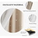 thumbnail image 4 of Cortina Lisa Con Tul Y Diseño Estrella De 100×130 Cm 2 Pzs Modelo Beige, 4 of 4