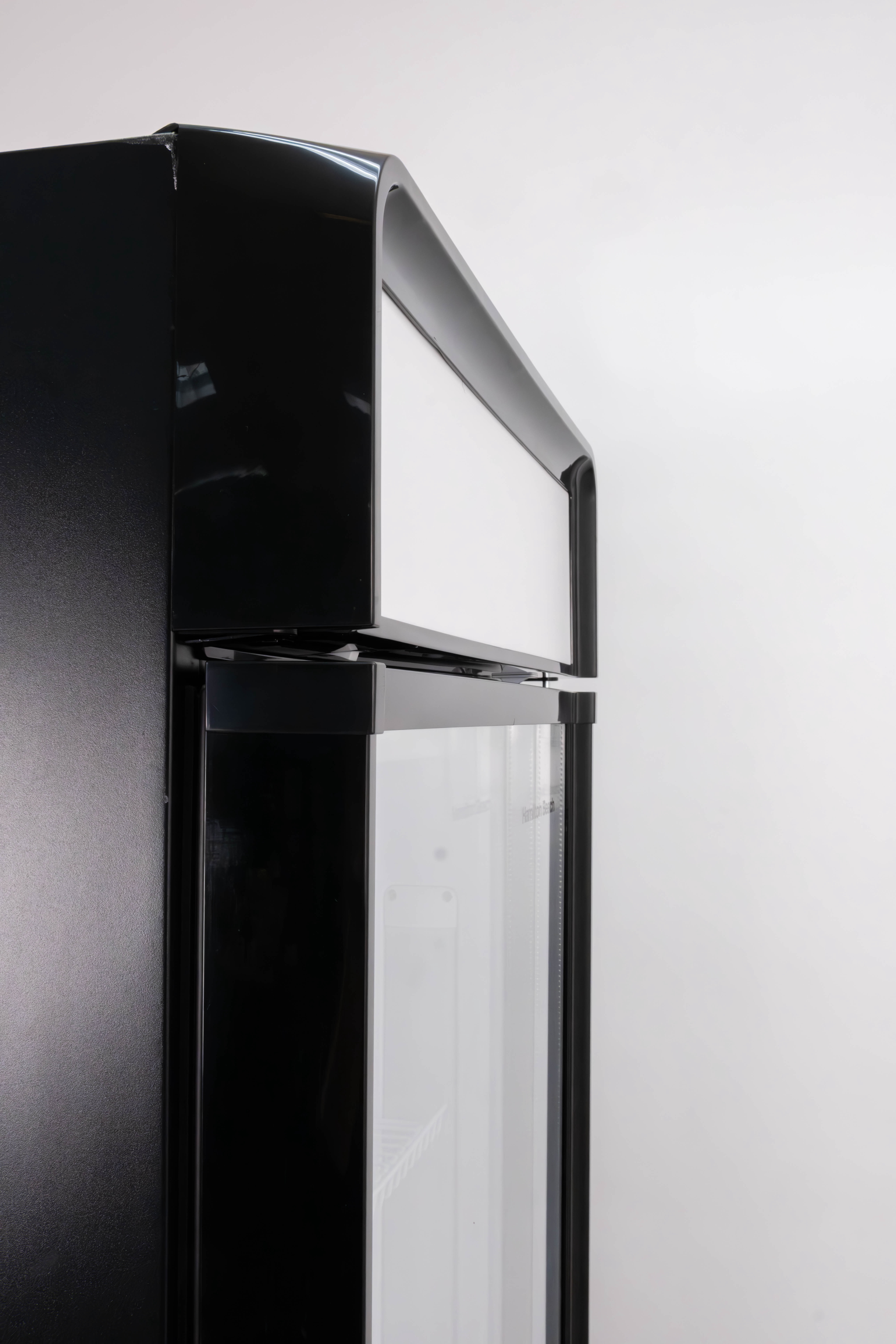 Hamilton Beach, 13.3 Cu.Ft.Commercial Glass Display Refrigerator, Black