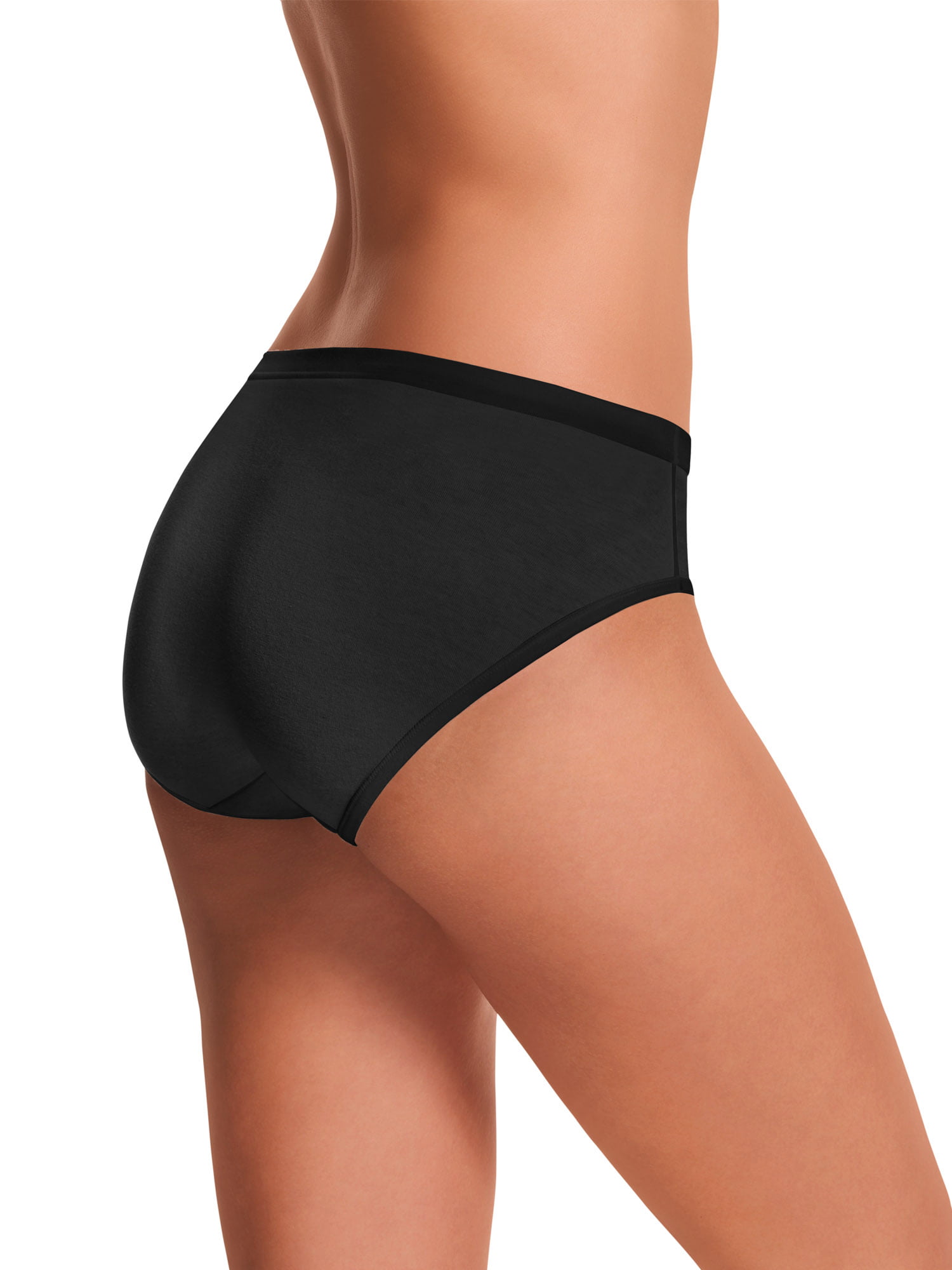 Hanes Women's Low Rise Comfort Soft Waistband Brief Underwear, 6