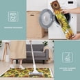thumbnail image 6 of White Sunflower Pattern Kitchen Rugs Sets Of 3,Kitchen Runner Rugs Non Skid Washable,Decorative Kitchen Floor Mats for Kitchen,Sink,Laundry,17"x30"+ 17"x47" + 17"x59", 6 of 6