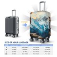 thumbnail image 4 of Fotbe Iceberg Bald Eagle Pattern Luggage Cover Protector, Suitcase Protector，Scratch and Dirt Resistant, Fits 18-32 Inch Luggage-Small, 4 of 7