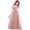 z-261013-1-Pink, variant on VBEWZET White Lace Beaded Long Train Formal Dresses for Little Girls, Satin Maxi Dress with Side Bows for Birthday Party Holiday Stage Show White 12-13 Years