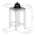 thumbnail image 6 of Winsome Wood Kaden Rush Seat Counter Stool Set, 24", Walnut Finish, 6 of 6