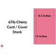 thumbnail image 5 of Cherry Menu Legal Size 8.5 x 14 Inches 67 Vellum Bristol Lightweight Card Stock Paper Cover | 1 Ream of 250 Sheets Per Pack, 5 of 5