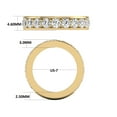 thumbnail image 4 of TimeLe$$ Classics 2 Carat TW Natural Diamond Eternity Band in 14K Yellow Gold (Ring Size 9), 4 of 6