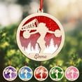 thumbnail image 2 of Personalized Cheerleader Christmas Ornament 2025, Cheerleading Stuff Ornament, Cheer Captain Ornament, Cheer Girl Dancer Cheerleading with Real Red Pompom Ornament for Xmas Tree (Cheer 2) - 3718, 2 of 7