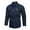 A-Dark Blue247, variant on XIAOCHA Men's Tactical Button Down Shirt Collared Dual Chest Pocket Top Durable Outdoor Hiking Wear Shirt