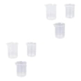 thumbnail image 1 of Monstrate 3 unids/set taza medidora de plástico experimento de trabajo de laboratorio jarra medidora con graduaciones numéricas Transparente 2piezas, 1 of 6