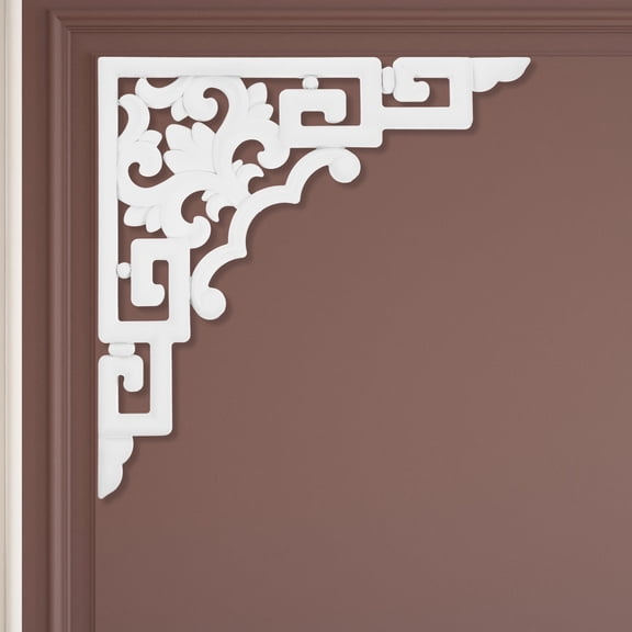 IBASETOY White Peel and Stick Crown Molding for Ceiling and Wall Decor Faux Plaster Easy Install