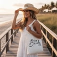 thumbnail image 6 of Hsqqdc 1pc Bridal Shower Canvas Tote Bag Women Reusable Shopping Bag for Wedding Bachelorette Parties, 6 of 7