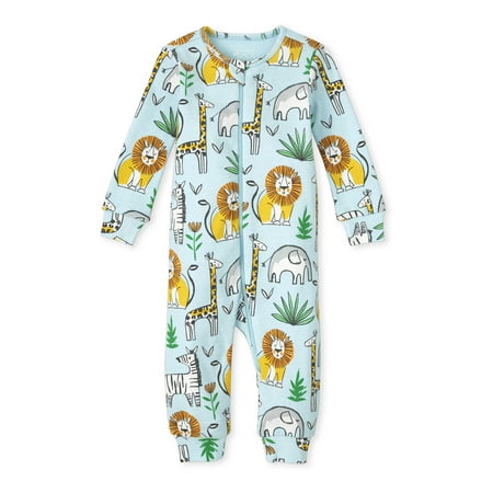 Toddler and Baby Boy Safari Stretchie