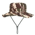 thumbnail image 2 of Bunenne Womens Sun Hat Hiking Hat Bucket Hats for Men Mesh Fishing Bucket Summer Drying Hat Fashion Boonie Hat Sun Baseball Caps Sun Hats for Men Fishing Hat Boonie Hats Safari Hats Coffee One Size, 2 of 3