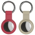 thumbnail image 4 of WILLED Case for AirTag with Keychain Ring, Protective Silicone Holder Tracker Cover with Keyring Compatible with Apple New Air Tag 2021 for Pets, Keys, Luggage, Backpacks, 2 Pack, 4 of 9