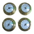 thumbnail image 1 of Copper Shell Thermometer, Hygrometer, Barometer, 4-piece Set Of Marine Weather Station ,Long Lasting, 1 of 3
